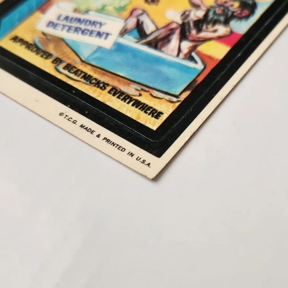 ✨Vtg 1973 Topps Wacky Packages #1 Duzn't Do Nuthin' Laundry Detergent Sticker